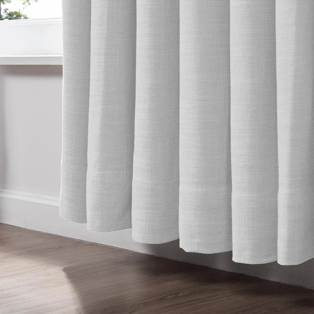 Liz Linen Pinch Pleat Ready Made Curtain with Blackout Thermal Lining