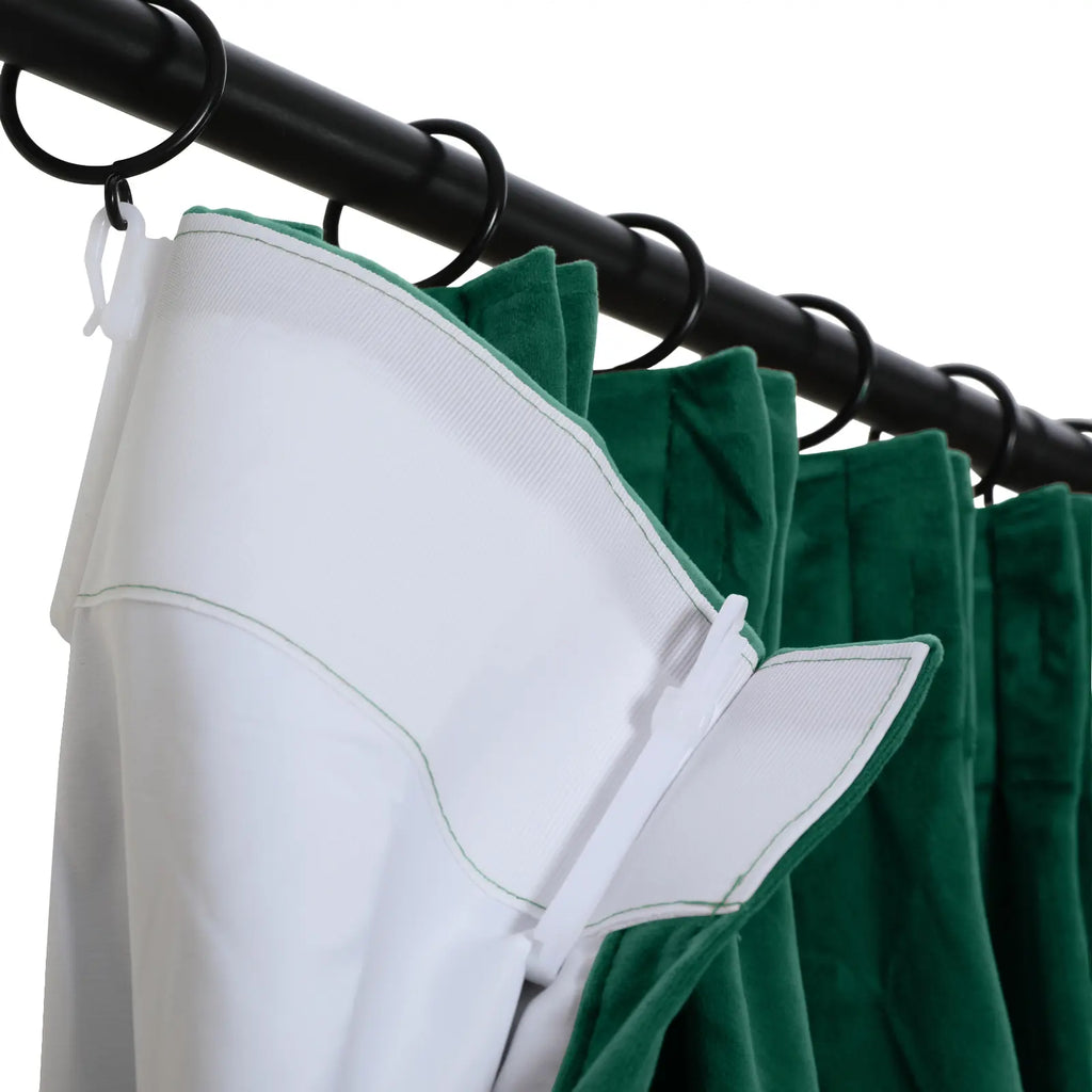 Birkin Velvet Curtain Pleated