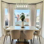 Liz Linen Pinch Pleat Ready Made Curtain with Blackout Thermal Lining