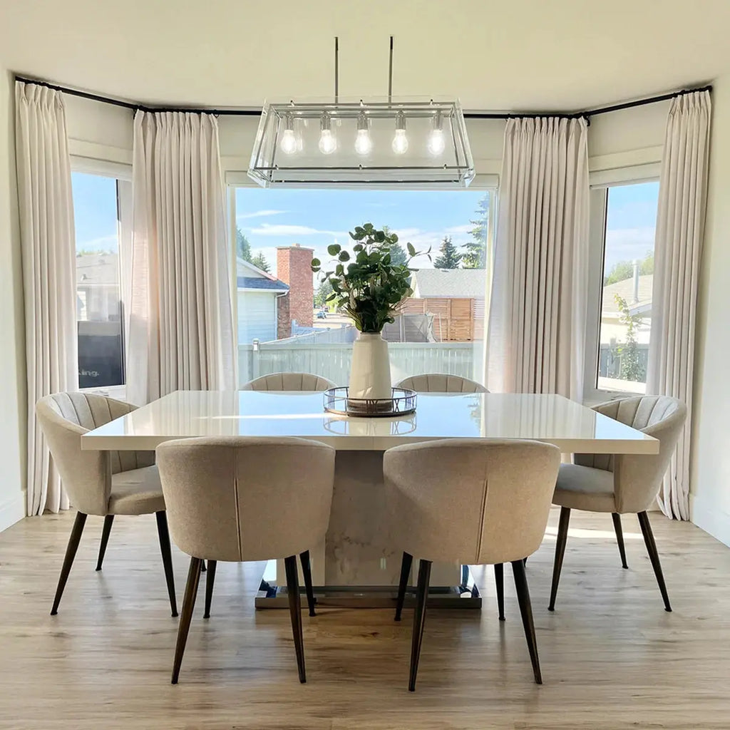 Liz Linen Drape Pleated