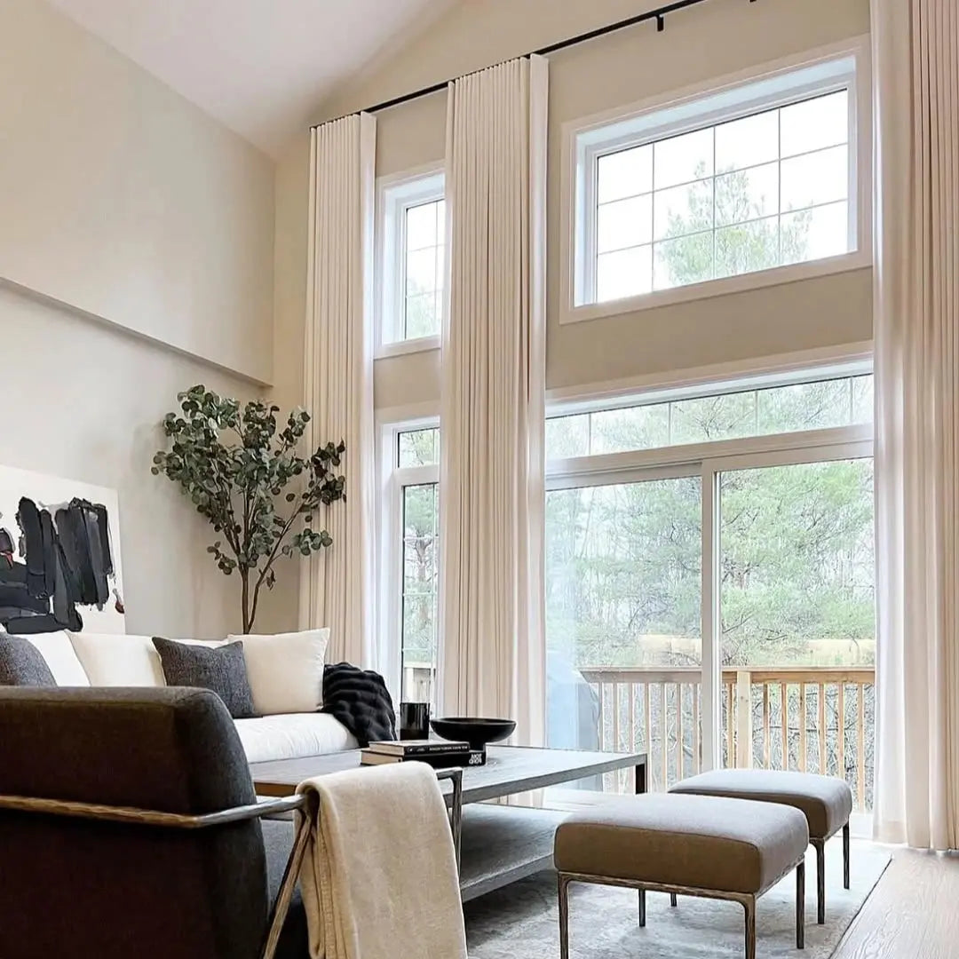 Liz Linen Drape Pleated