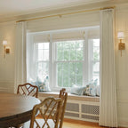 Liz Linen Curtains with Border Trim (Sold per Pair)