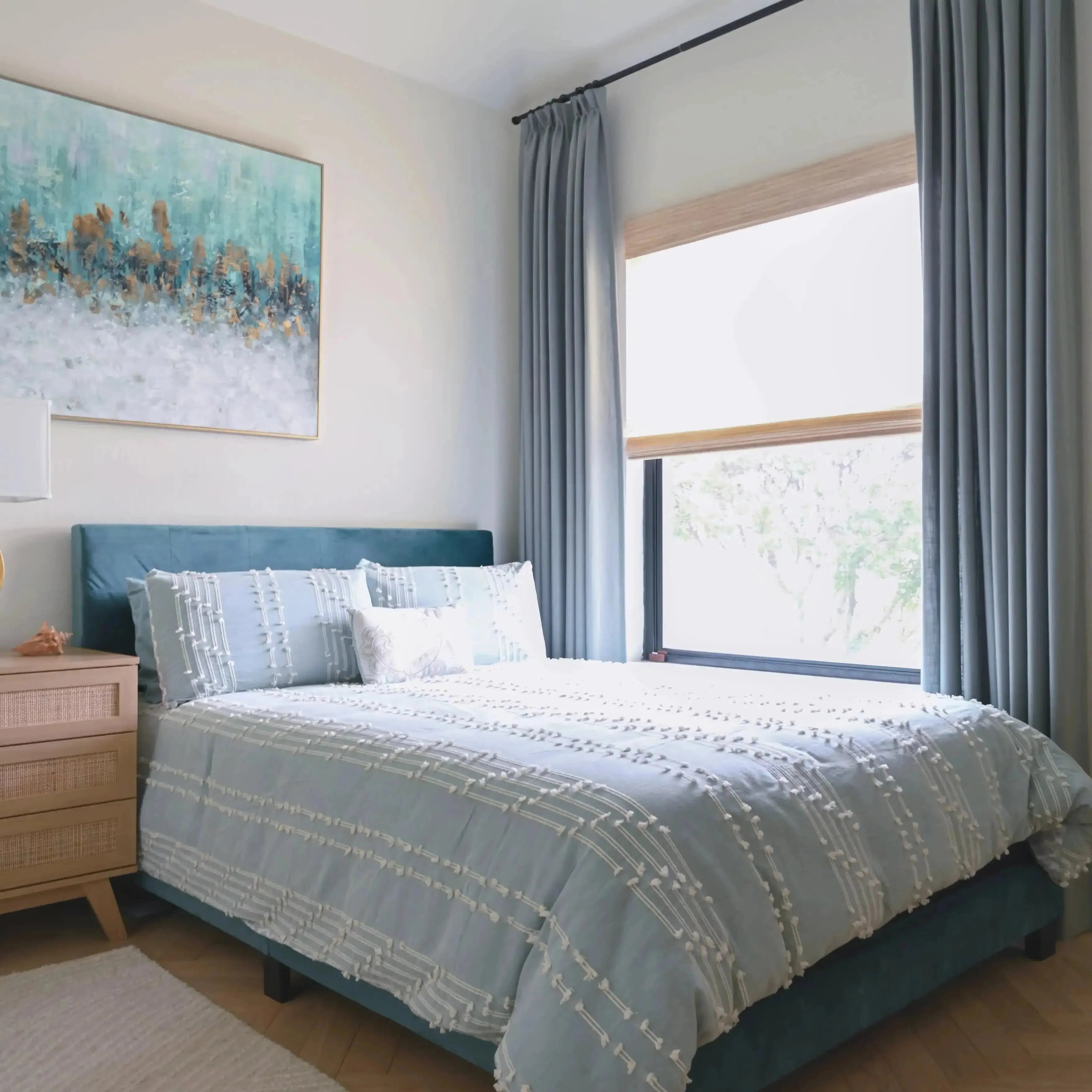 Liz Linen Drape Pleated