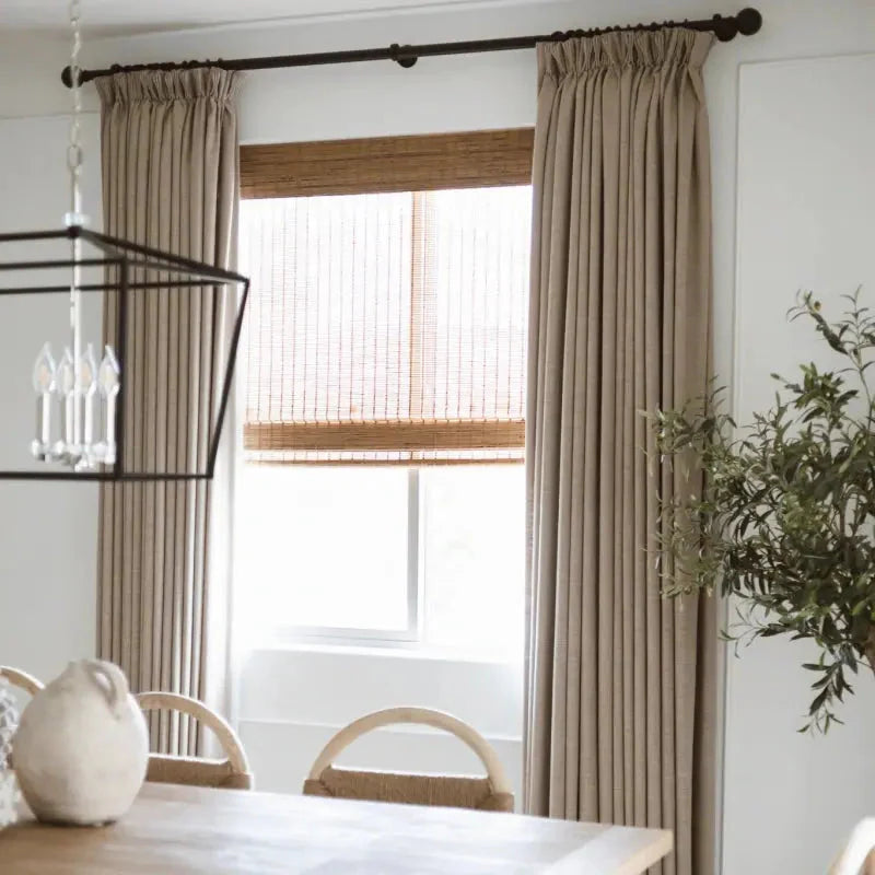 Liz Linen Drape Pleated