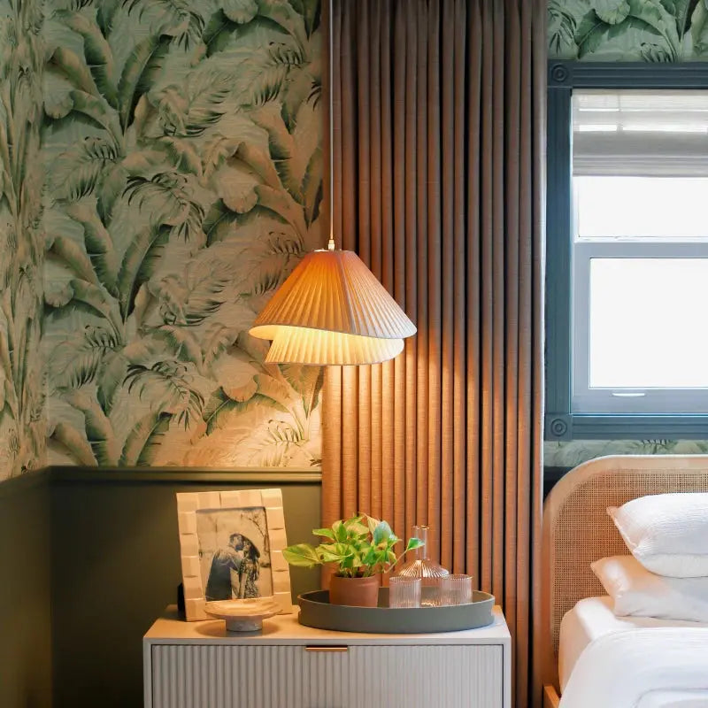 Liz Linen Drape Pleated