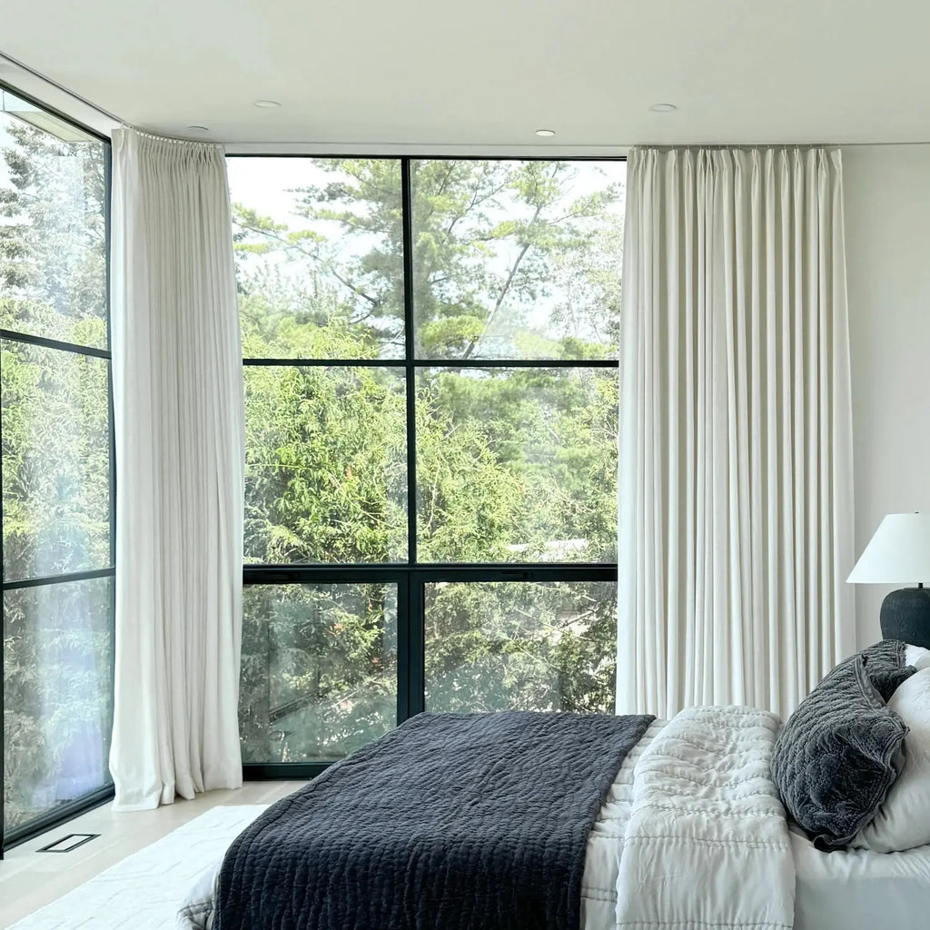 Liz Linen Drape Pleated