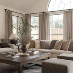 Jawara Luxury Linen Cotton Curtain Pleated