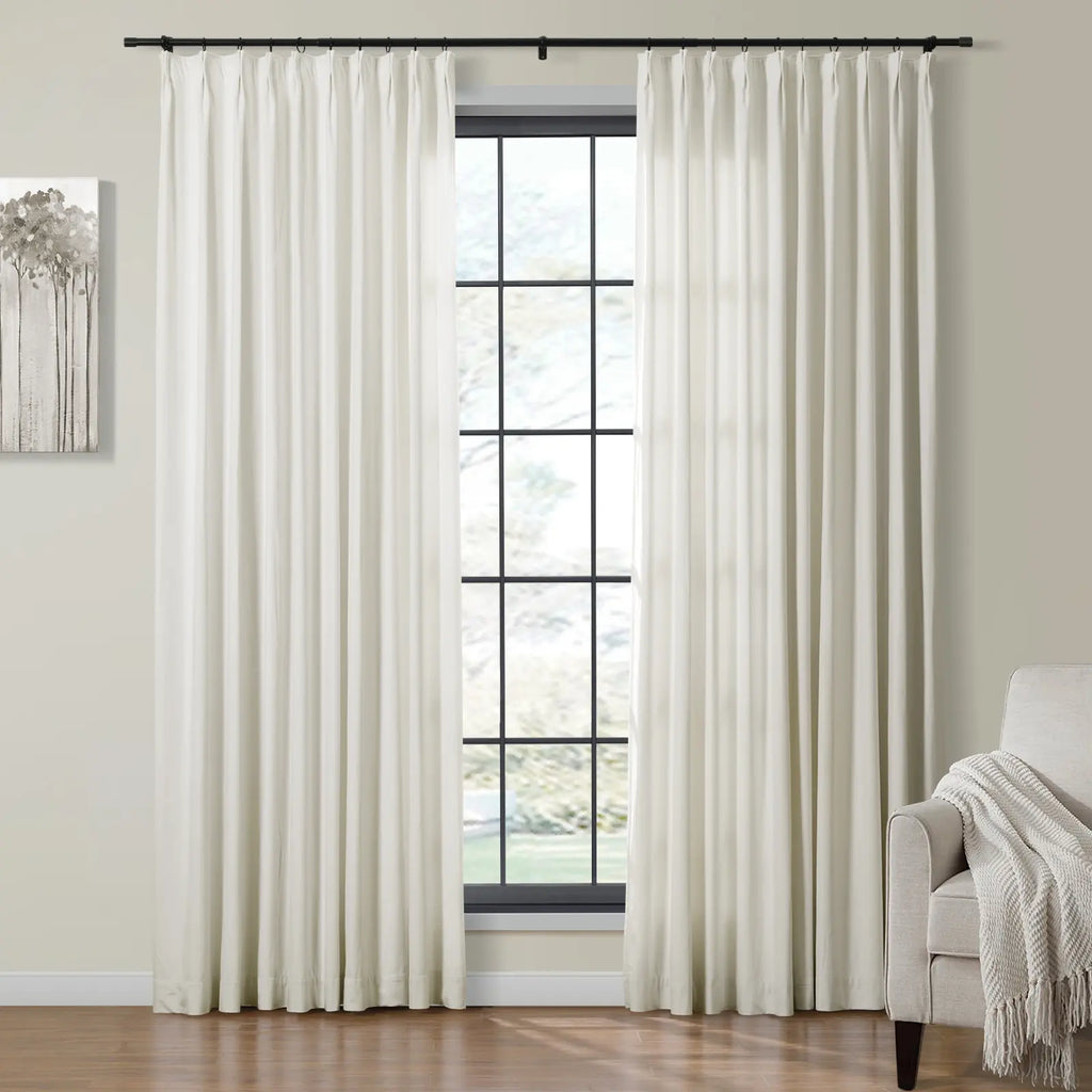 Birkin Velvet Curtain Pleated