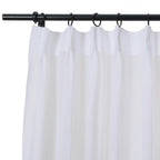 Scandina Solid Voile Sheer Curtain Pleated
