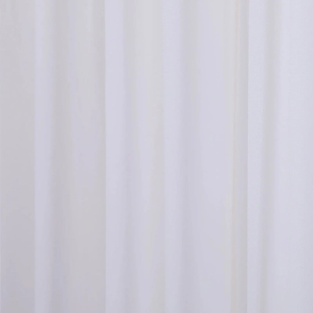 Scandina Solid Voile Sheer Curtain Pleated