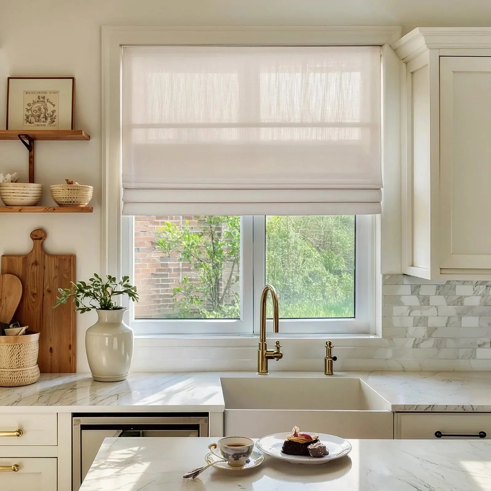 Isabella Roman Shade Cordless