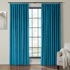 Birkin Velvet Curtain Pleated