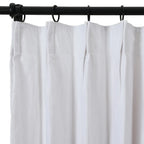 Patti Premium 100% Belgian Flax Linen Curtain Pleated