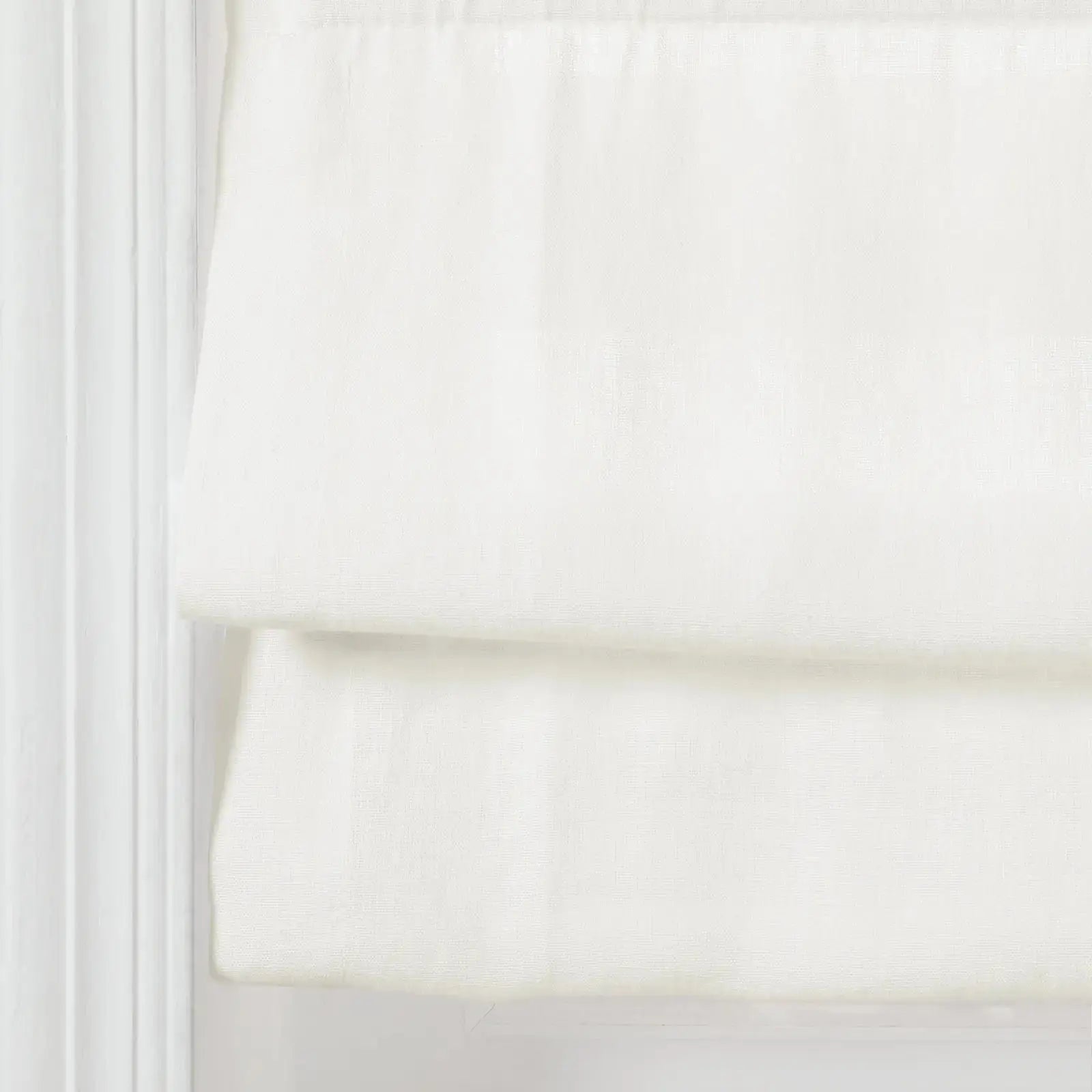 Patti Belgian Linen Roman Shade Cordless