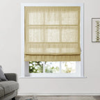 Patti Belgian Linen Roman Shade Cordless