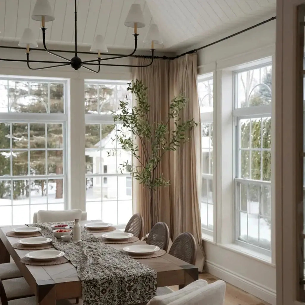 Patti Premium 100% Belgian Flax Linen Curtain Pleated