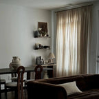 Patti Premium 100% Belgian Flax Linen Curtain Pleated