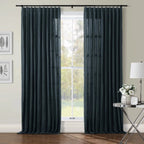 Patti Premium 100% Belgian Flax Linen Curtain Pleated