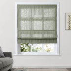 Patti Belgian Linen Roman Shade Cordless