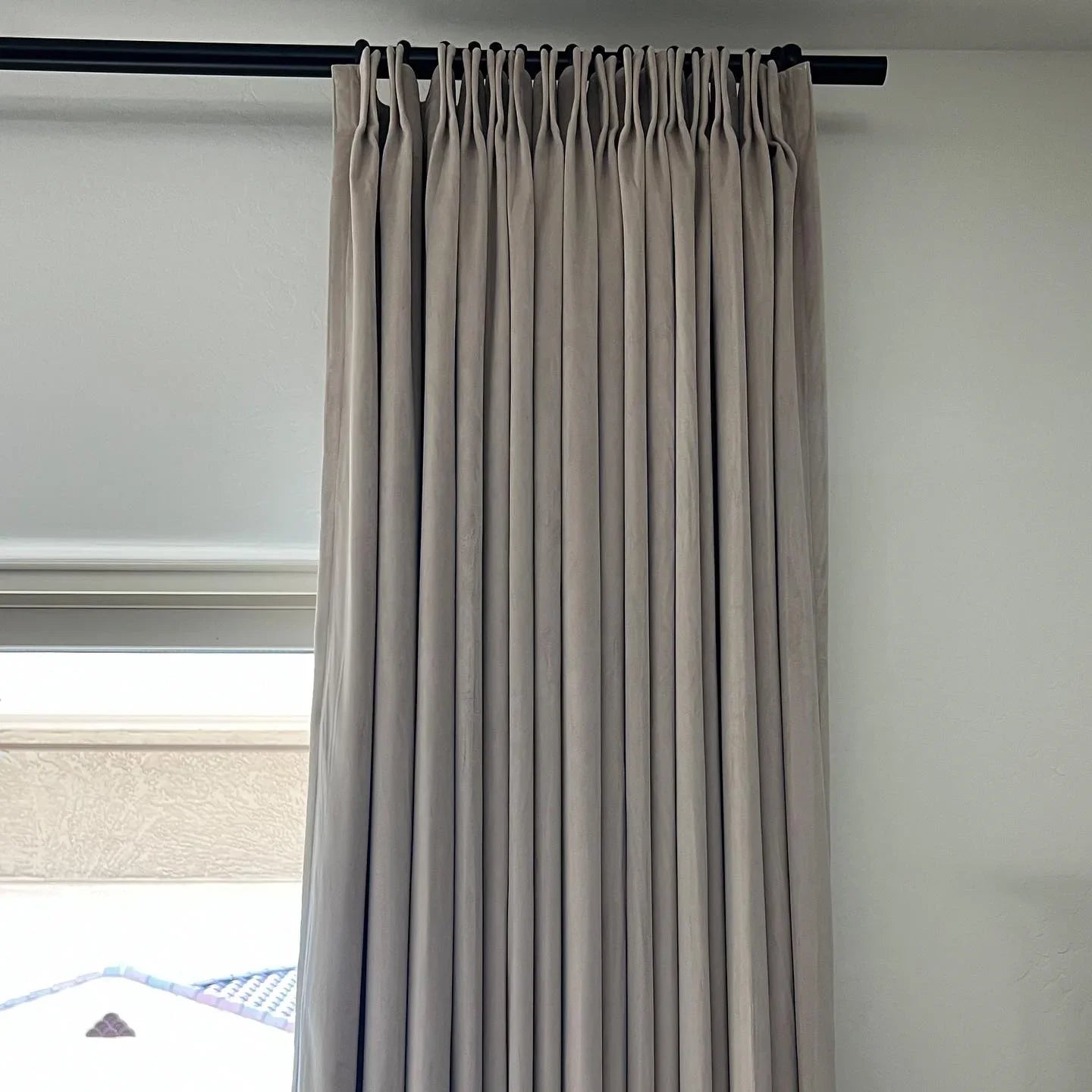 Birkin Velvet Curtain Pleated