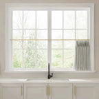 Liz Linen Pleated Cafe Curtains