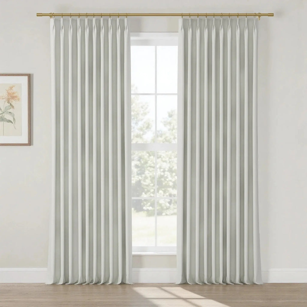 Lila 100% Blackout Drape Pleated