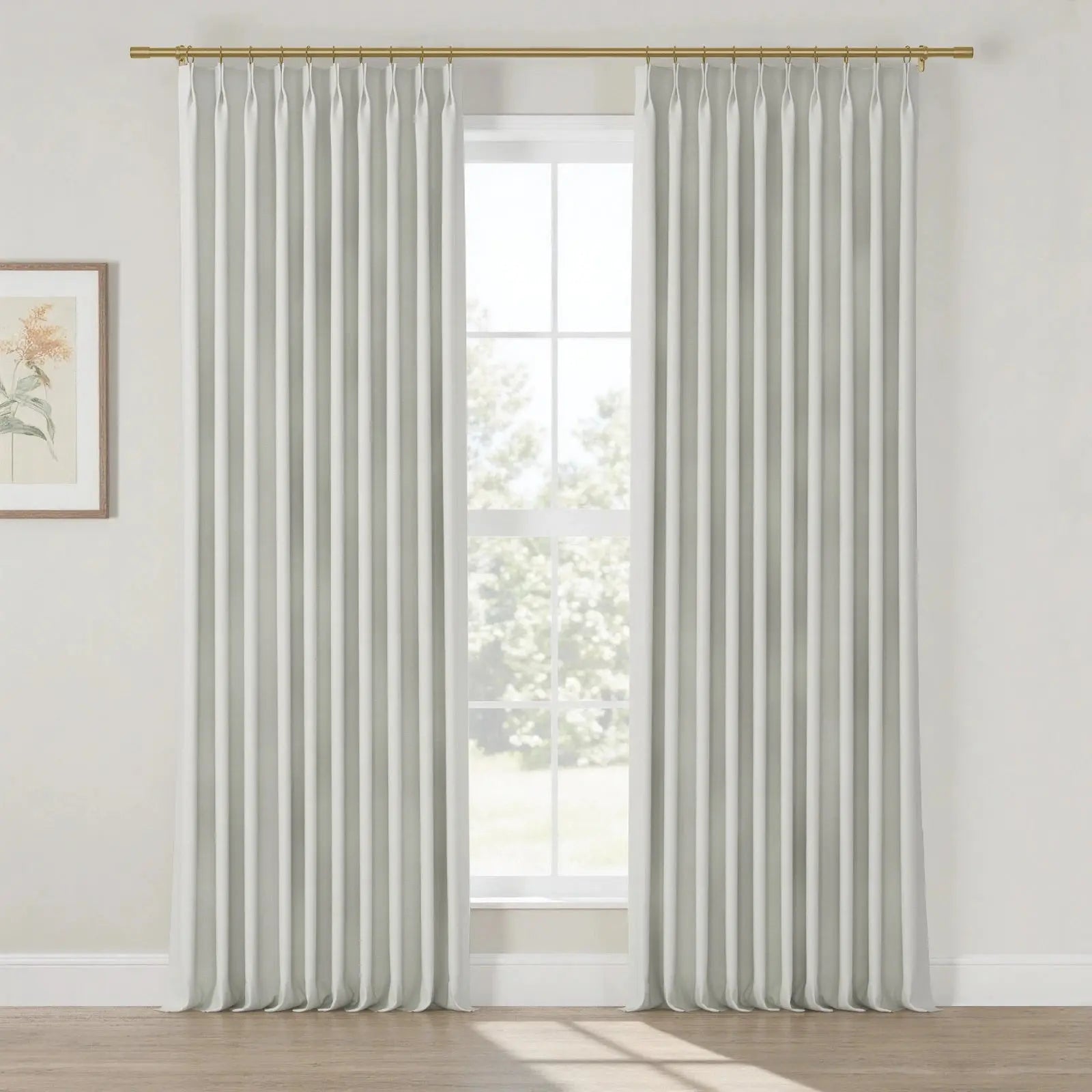 Lila 100% Blackout Drape Pleated