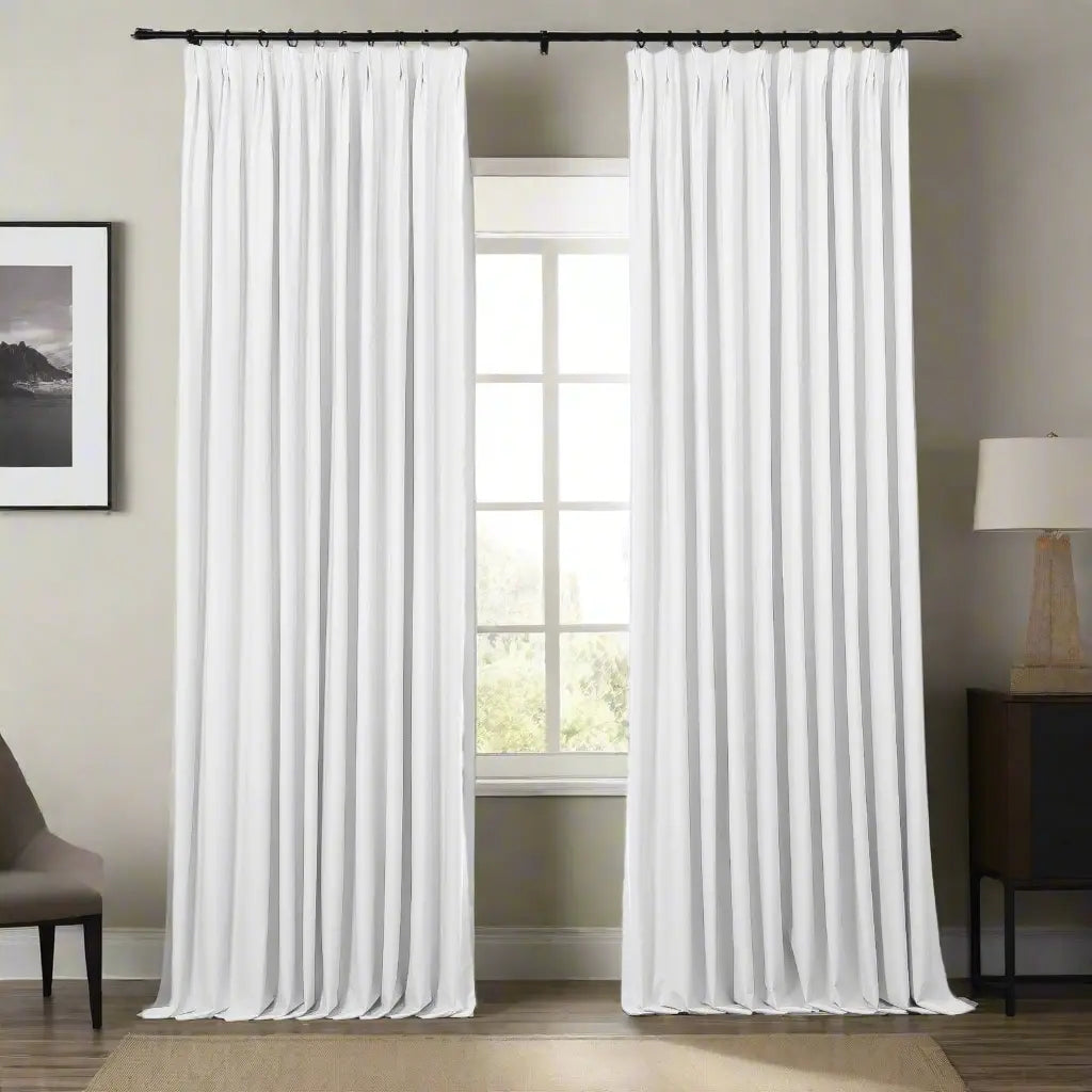 Lila 100% Blackout Drape Pleated