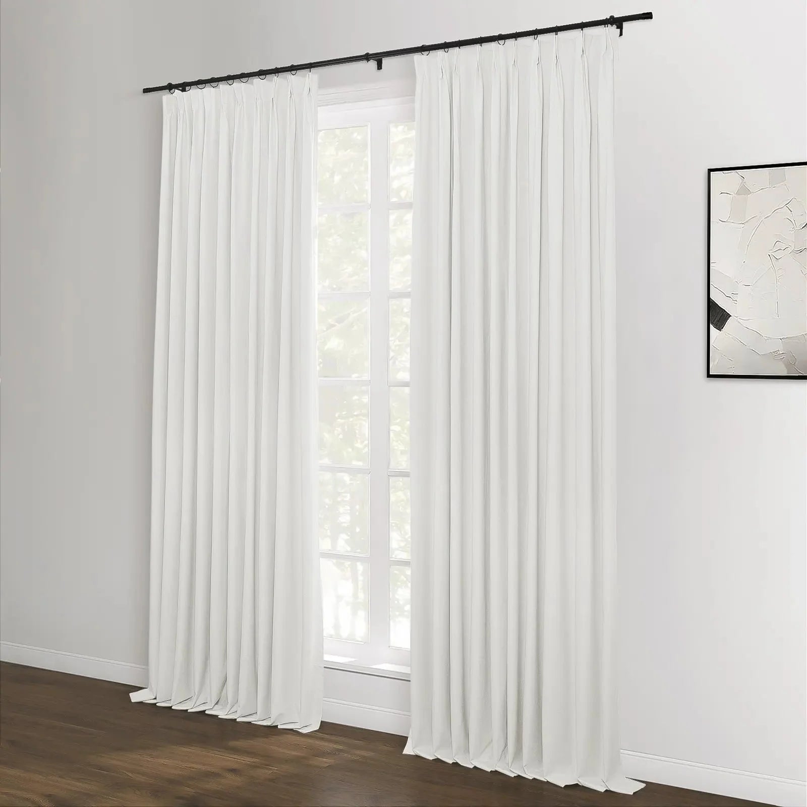 Lila 100% Blackout Drape Pleated