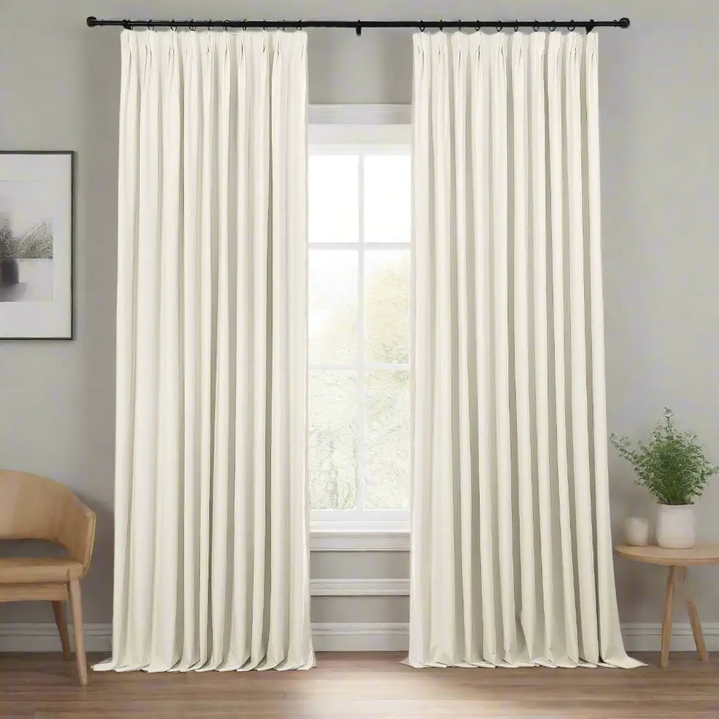 Lila 100% Blackout Drape Pleated