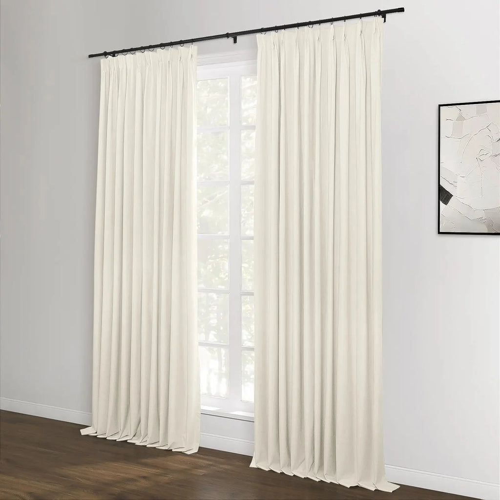 Lila 100% Blackout Drape Pleated