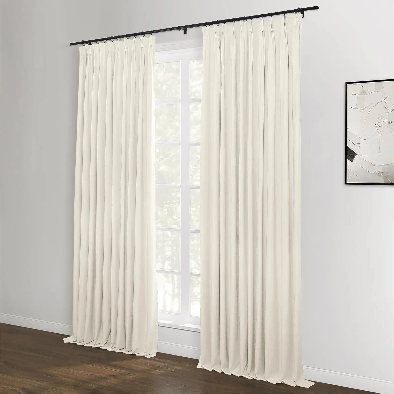 Lila 100% Blackout Drape Pleated