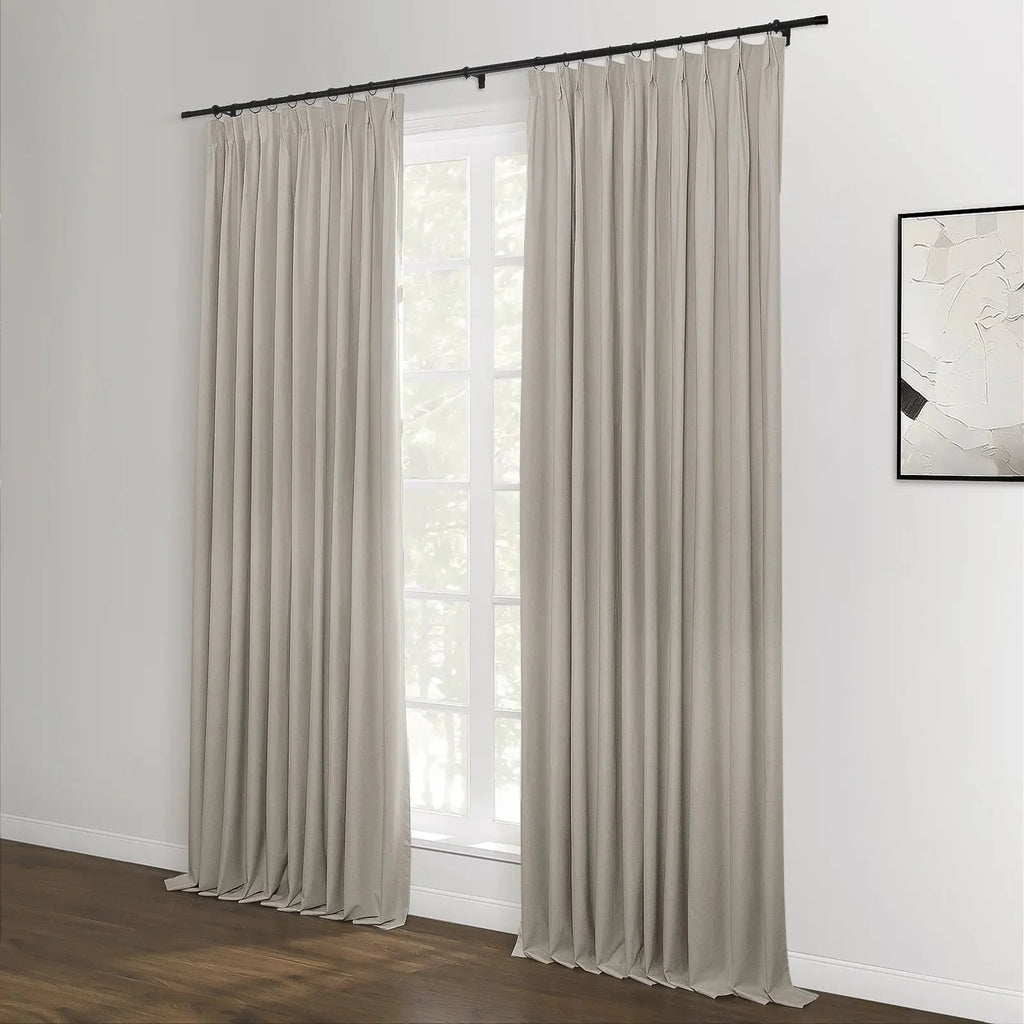 Lila 100% Blackout Drape Pleated