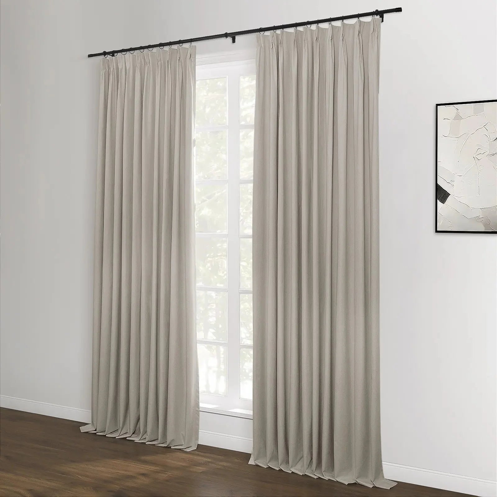 Lila 100% Blackout Drape Pleated