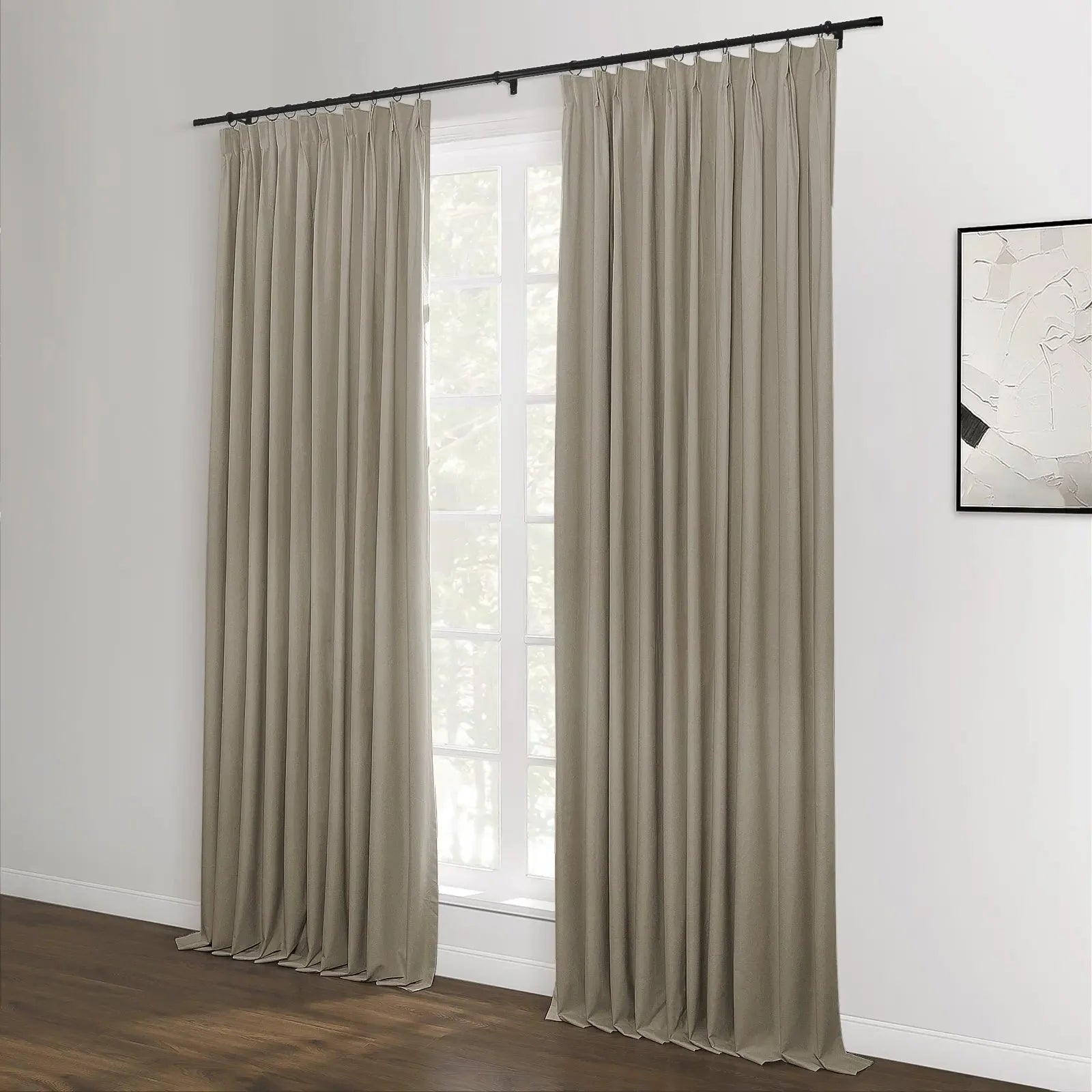 Lila 100% Blackout Drape Pleated