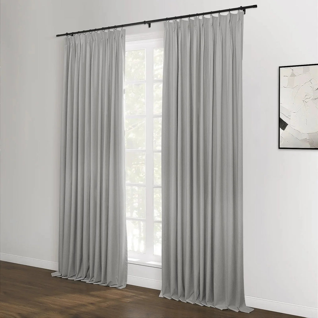 Lila 100% Blackout Drape Pleated