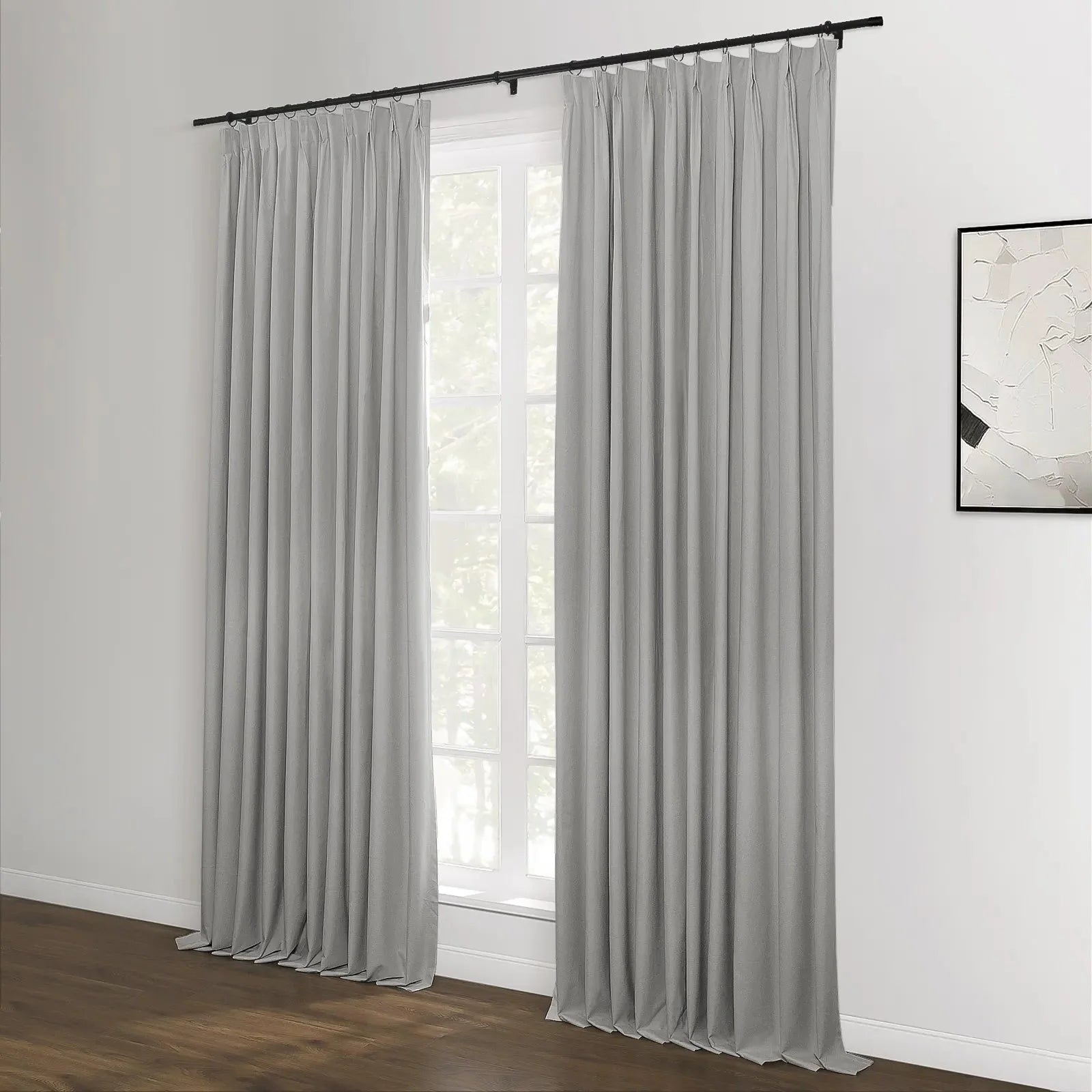 Lila 100% Blackout Drape Pleated