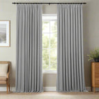 Lila 100% Blackout Drape Pleated