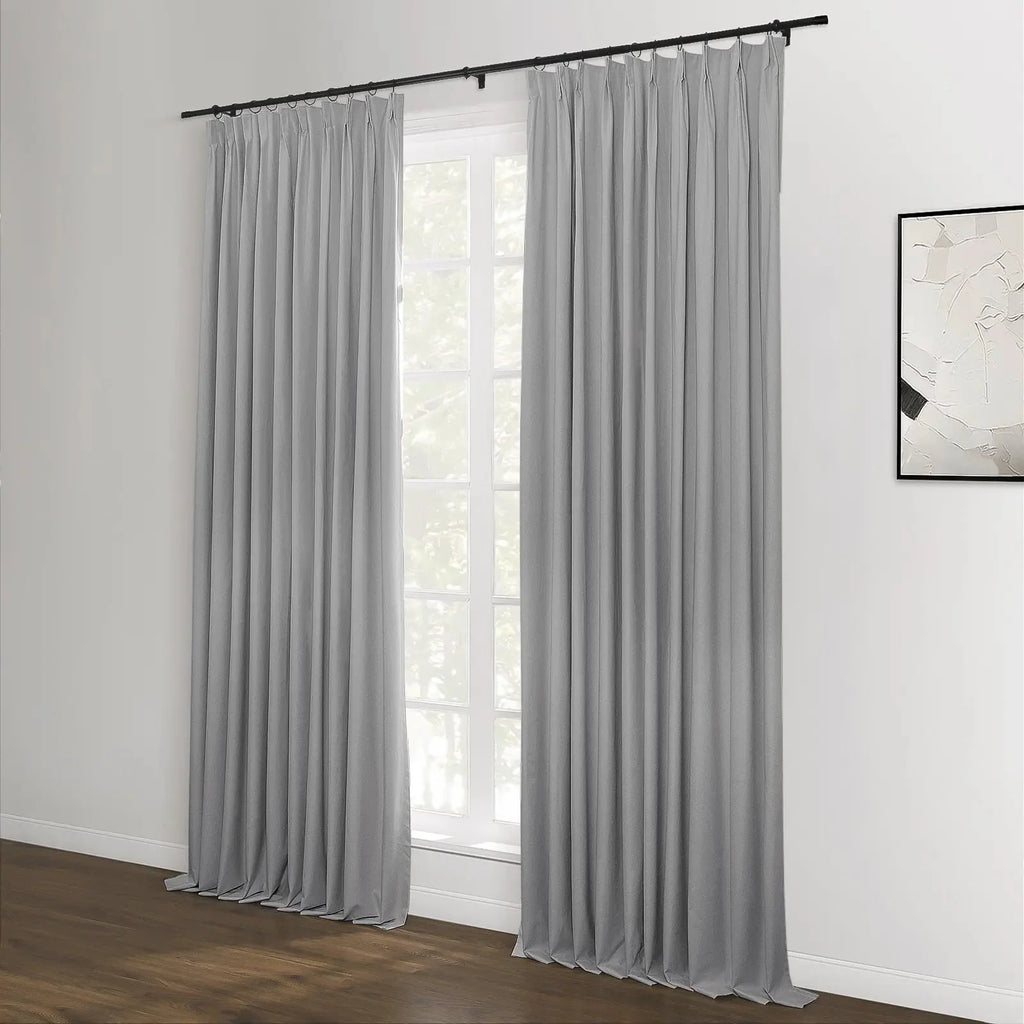 Lila 100% Blackout Drape Pleated