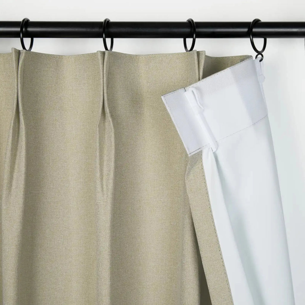 Lila 100% Blackout Drape Pleated