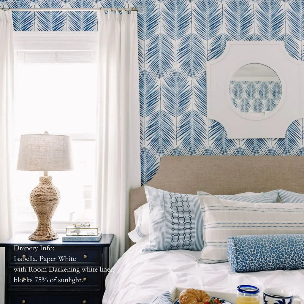 Isabella Heavyweight Cotton Drapery Pleated