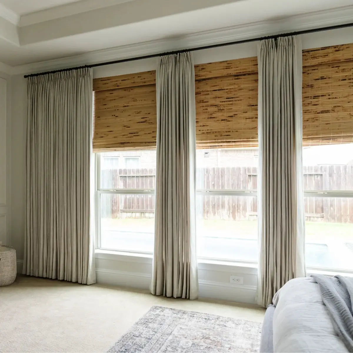 Jawara Luxury Linen Cotton Curtain Pleated