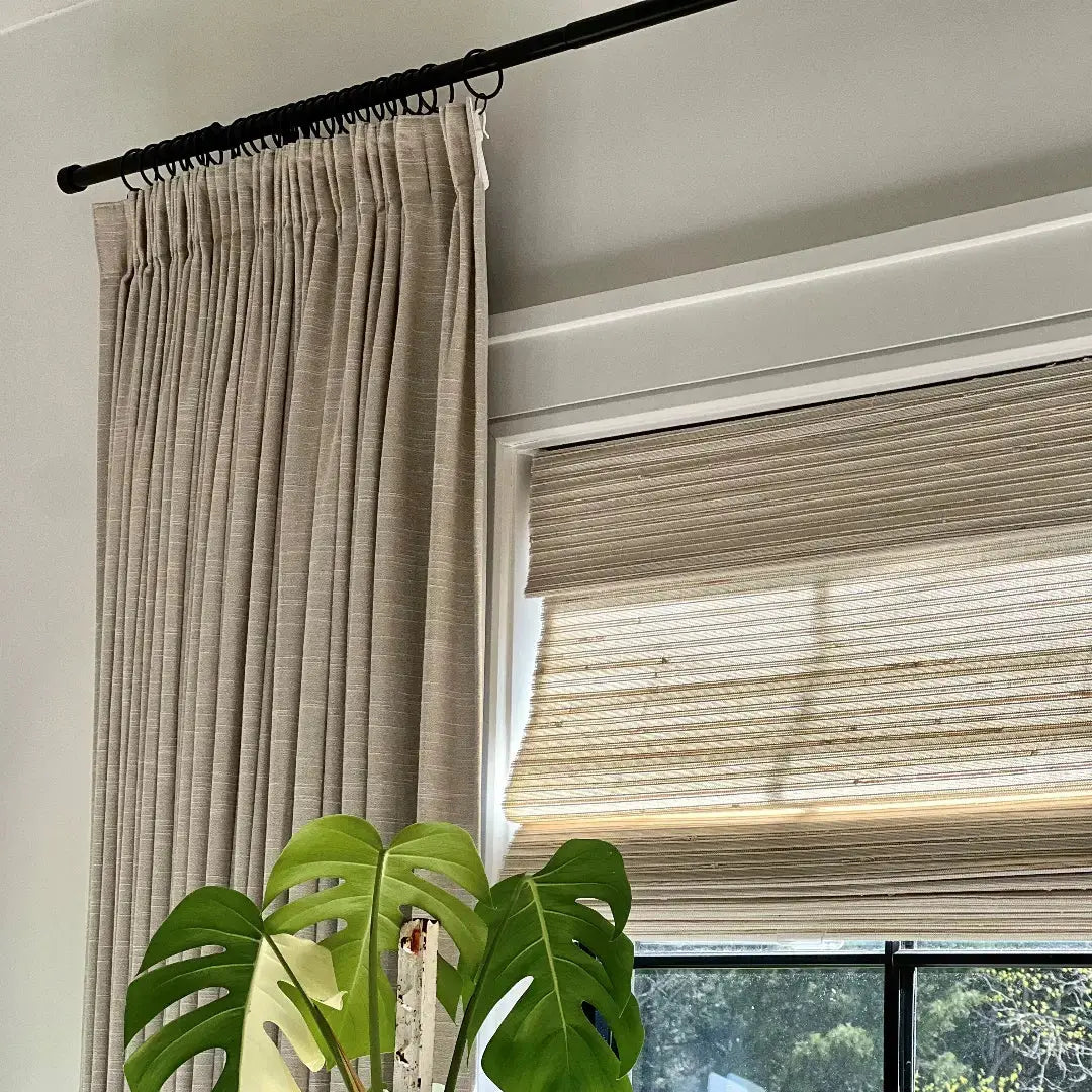 Jawara Luxury Linen Cotton Curtain Pleated