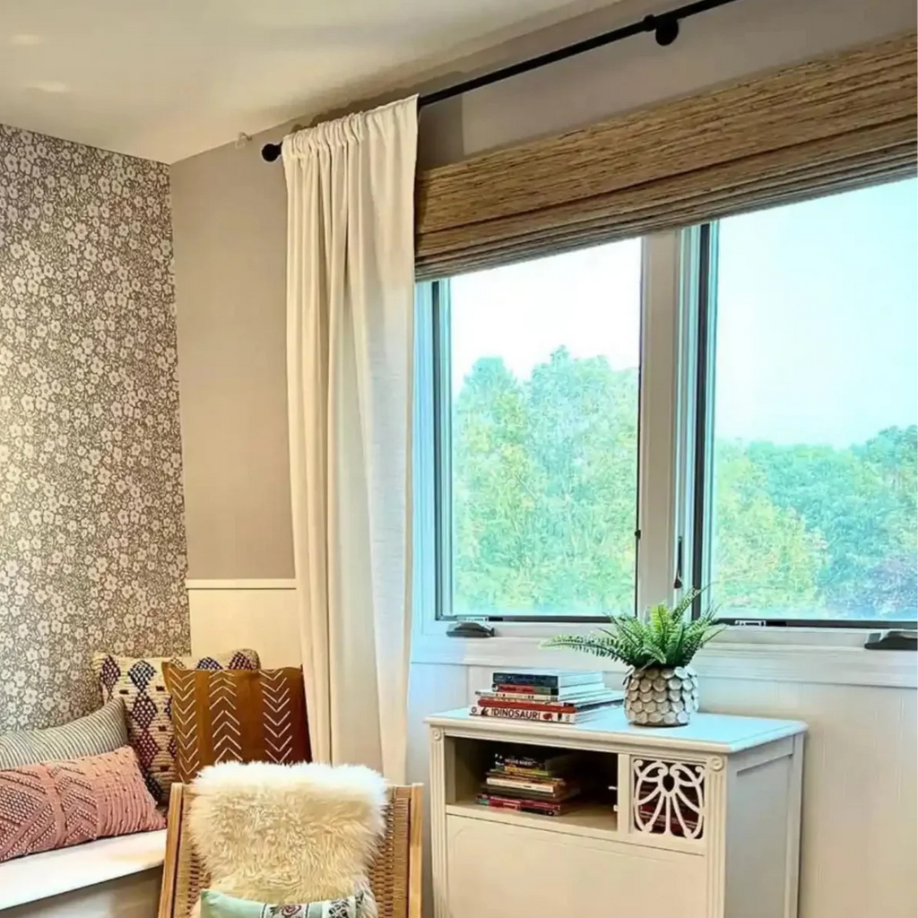 Natural Ramie Bamboo Woven Shade - Coconut