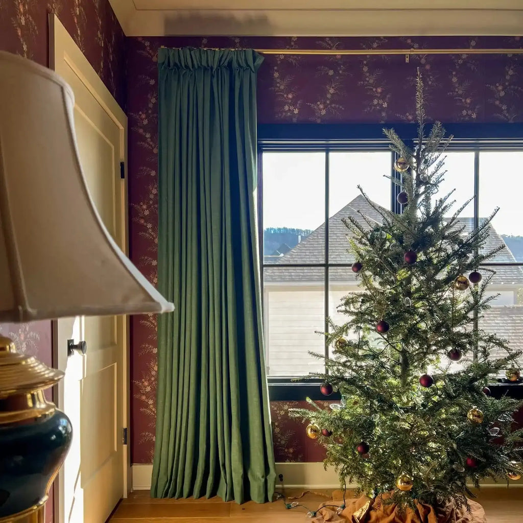 Jawara Luxury Linen Cotton Curtain Pleated