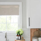 Jawara Linen Cotton Roman Shade Cordless