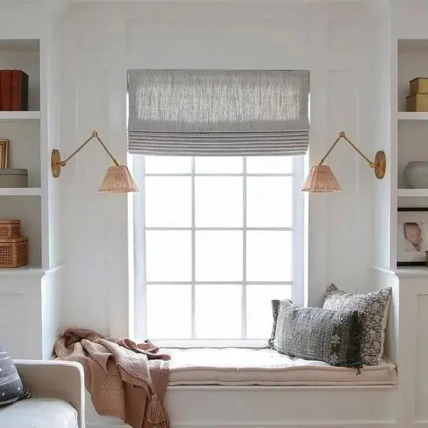 Liz Linen Roman Shade Cordless