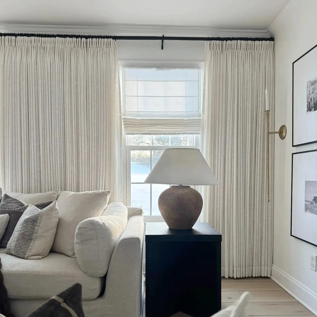 Liz Linen Drape Pleated