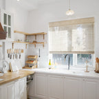 Natural Ramie Bamboo Woven Shade - Beige