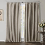 Jawara Luxury Linen Cotton Curtain Pleated